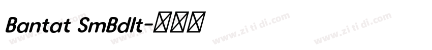 Bantat SmBdIt字体转换